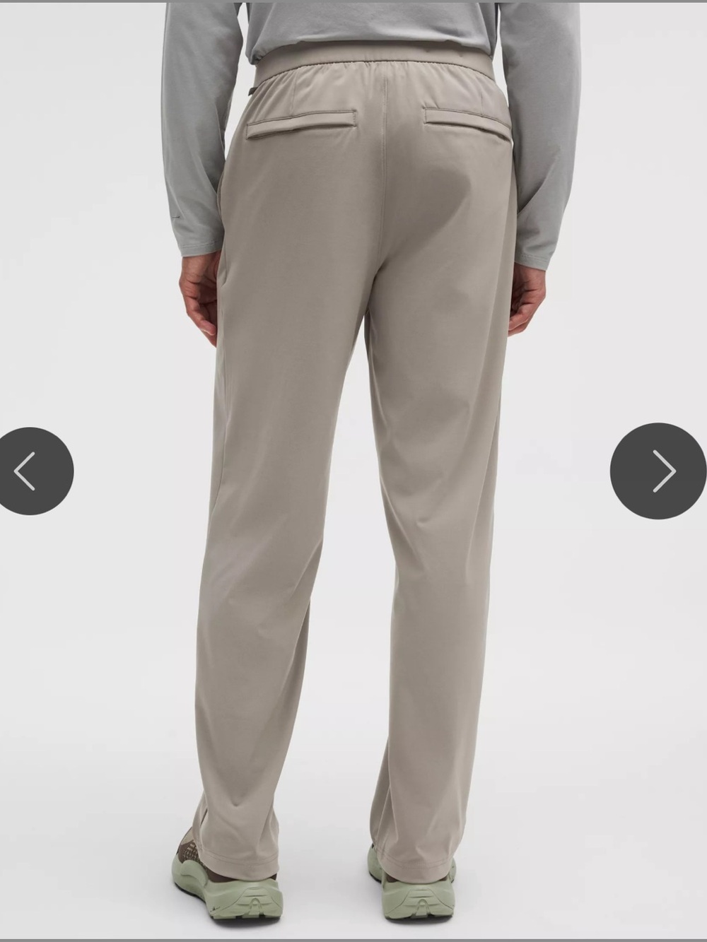 Lululemon Men's Daydrift Classic-Fit Trouser 
 in Warm Ash Grey Size L - Picture 3 of 9